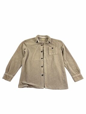 True Grit Taupe Fleece Shirt Jacket